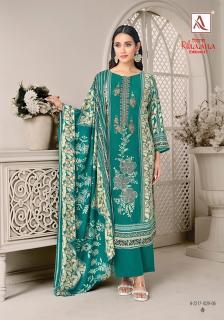 Alok suit rihaana-17 net dress material wholesale